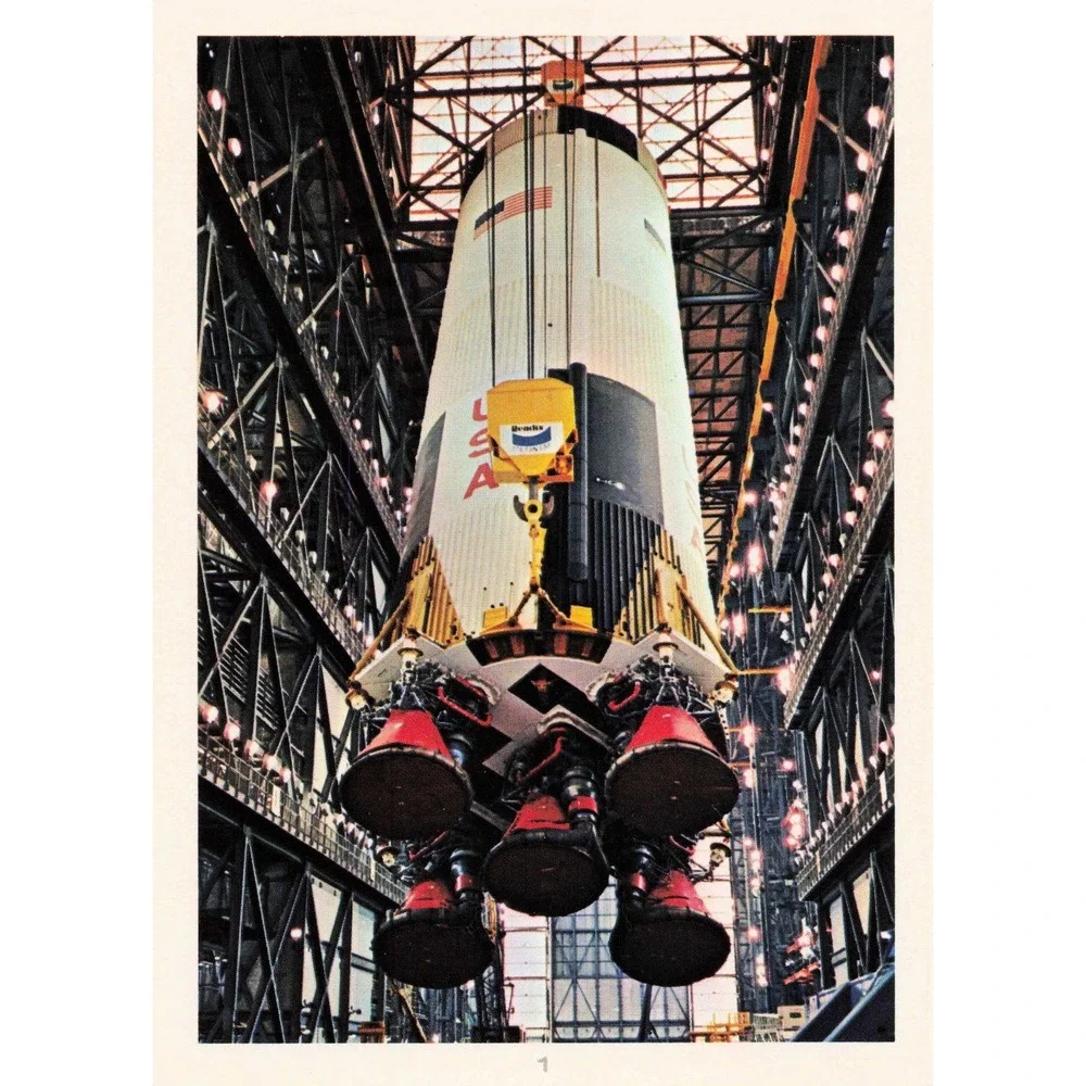 Vintage 1970s Florida Lot of 9 Photos Disney World NASA Apollo Saturn V KSC - Picture 2 of 9